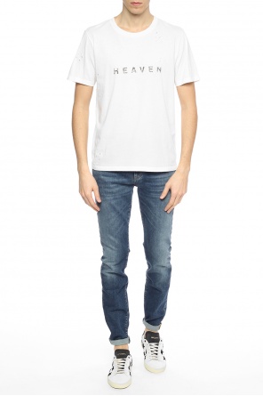 T-shirt with holes, zdjęcie 2 T-shirt with holes od Saint Laurent